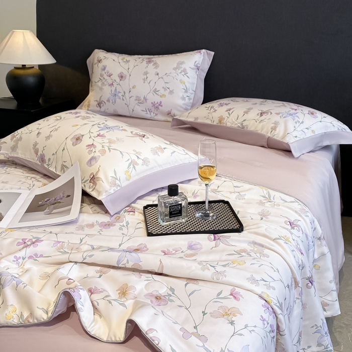 91家纺网 家纺一手货源 找家纺 （总）慕尚家纺 2025新款莱赛尔天丝夏被夏凉被空调被四件套