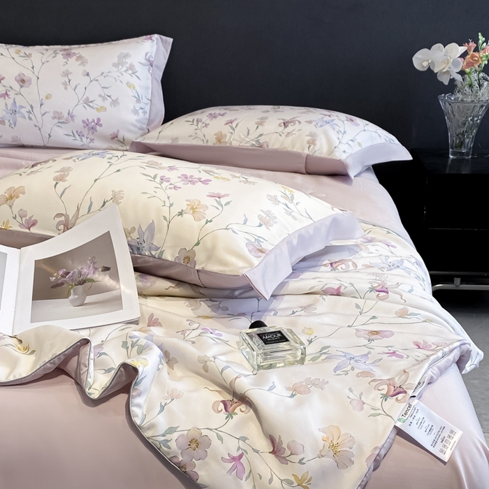 91家纺网 家纺一手货源 找家纺 （总）慕尚家纺 2025新款莱赛尔天丝夏被夏凉被空调被四件套