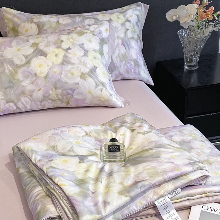 91家纺网 家纺一手货源 找家纺 （总）慕尚家纺 2025新款莱赛尔天丝夏被夏凉被空调被四件套