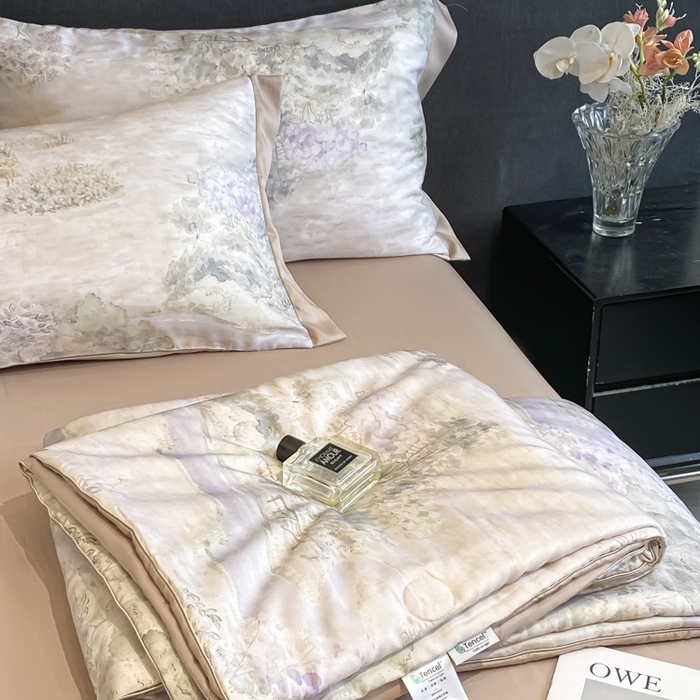 91家纺网 家纺一手货源 找家纺 （总）慕尚家纺 2025新款莱赛尔天丝夏被夏凉被空调被四件套