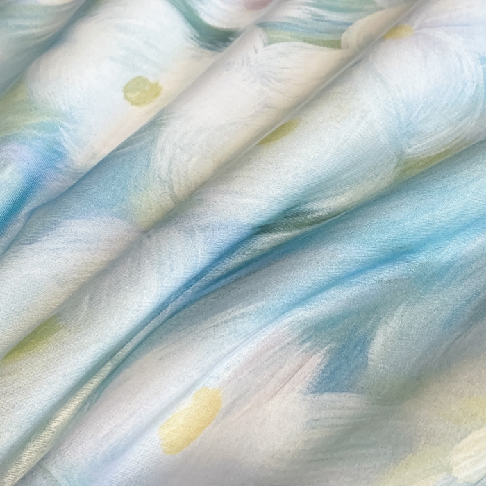 91家纺网 家纺一手货源 找家纺 慕尚家纺 2025新款莱赛尔天丝夏被夏凉被空调被四件套 佩妮丝蓝