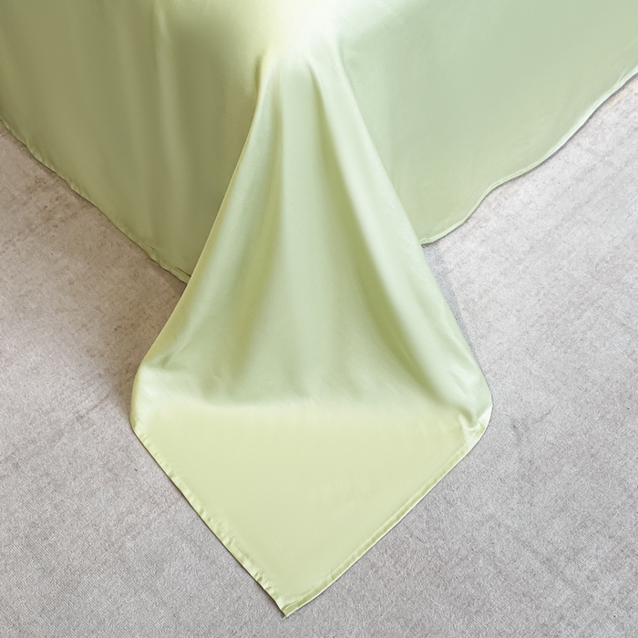 91家纺网 家纺一手货源 找家纺 慕尚家纺 2025新款莱赛尔天丝夏被夏凉被空调被四件套 温岚绿