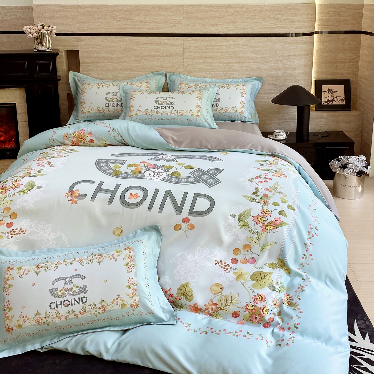 91家纺网 家纺一手货源 找家纺 （总）大麦乐田 2025新款轻奢高端数码印花四件套系列