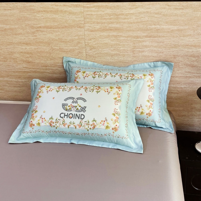 91家纺网 家纺一手货源 找家纺 大麦乐田 2025新款轻奢高端数码印花四件套系列 香丽 爱琴海