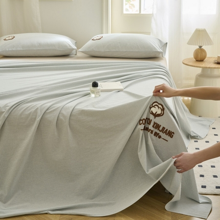 91家纺网 家纺一手货源 找家纺 （总）早晨家纺 2025新款色织纯棉水洗棉毛巾绣床单