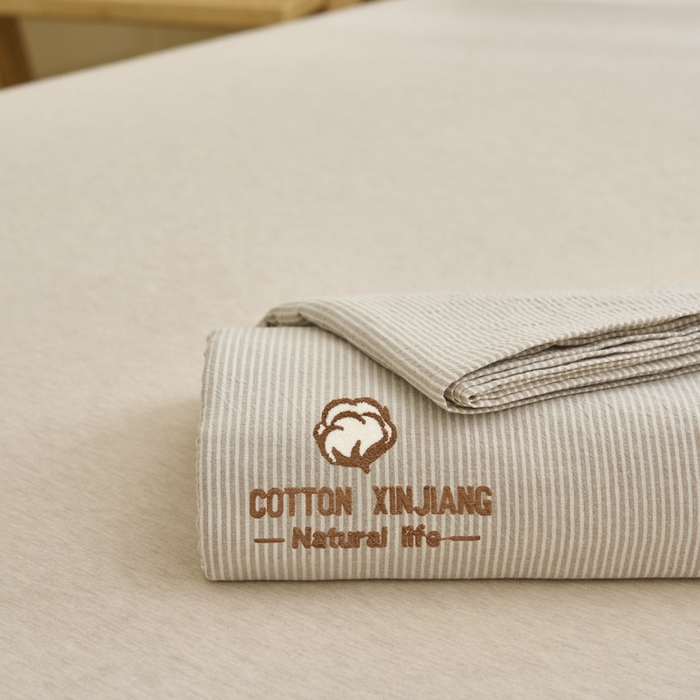 91家纺网 家纺一手货源 找家纺 （总）早晨家纺 2025新款色织纯棉水洗棉毛巾绣床单