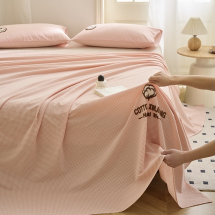 91家纺网 家纺一手货源 找家纺 （总）早晨家纺 2025新款色织纯棉水洗棉毛巾绣床单