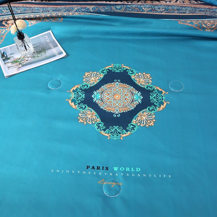 91家纺网 家纺一手货源 找家纺 贝兰仙奴 2025新款水洗天丝大中国风版夏被 镜花水月