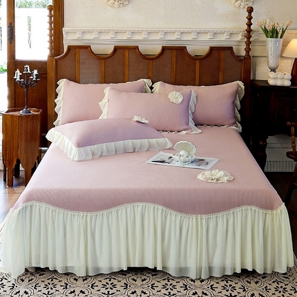 乐朵家居 2025新款PE凉感软凉席三件套-法芙娜【控价238】 法芙娜豆沙