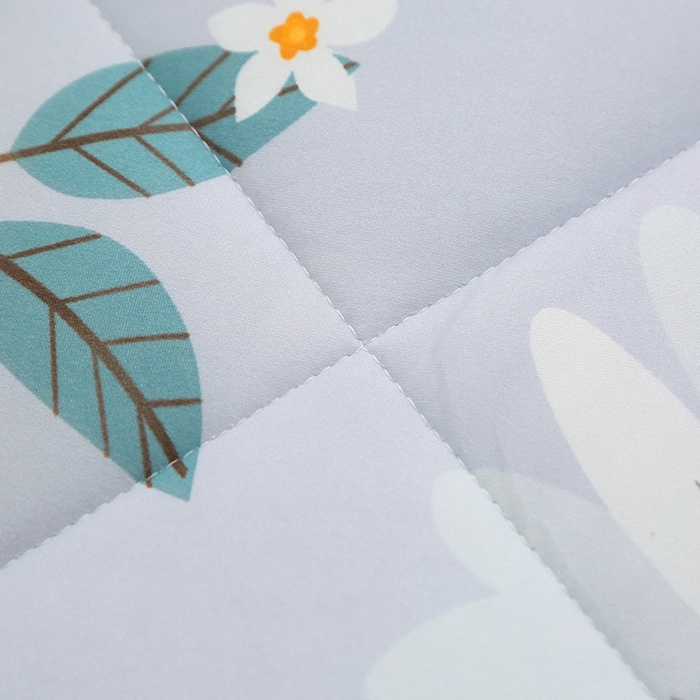 91家纺网 家纺一手货源 找家纺 贝兰仙奴 2025新款针织棉夏被 大叶菊花