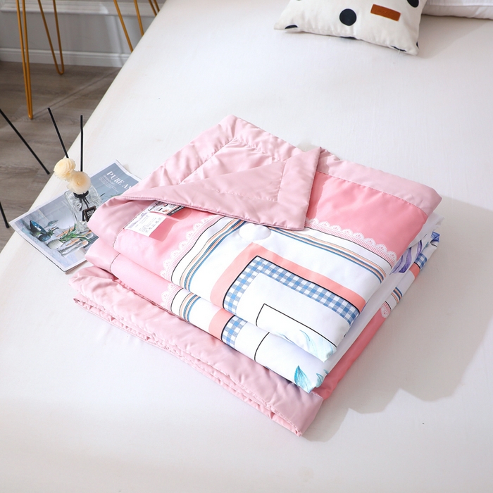 91家纺网 家纺一手货源 找家纺 贝兰仙奴 2025新款水洗天丝大中国风版夏被 枫林晚