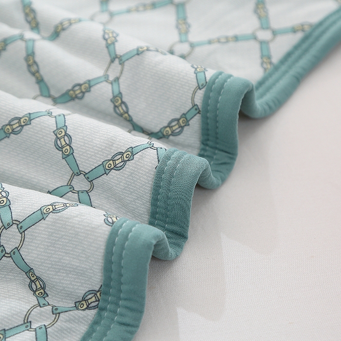 91家纺网 家纺一手货源 找家纺 贝兰仙奴 2025新款针织棉夏被 蝴蝶格兰