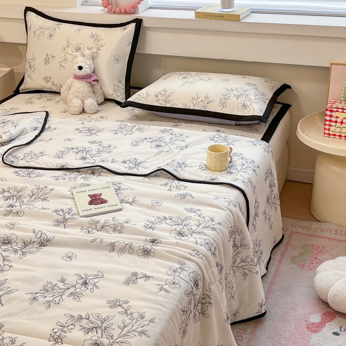 91家纺网 家纺一手货源 找家纺 （总）慕澄家纺 2025新款真冰藤席子凉席夏被夏凉被空调被四件套