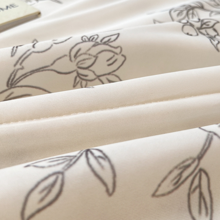 91家纺网 家纺一手货源 找家纺 慕澄家纺 2025新款真冰藤席子凉席夏被夏凉被空调被四件套 花影