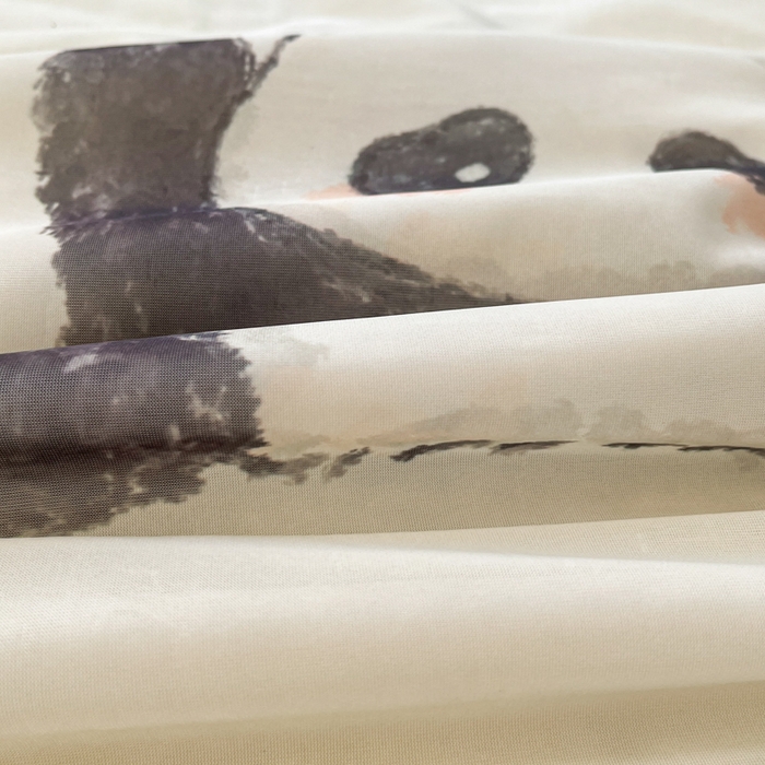 91家纺网 家纺一手货源 找家纺 慕澄家纺 2025新款真冰藤席子凉席夏被夏凉被空调被四件套 熊猫戏竹