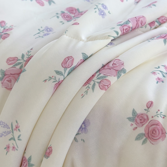 91家纺网 家纺一手货源 找家纺 赫梵茜 2025春夏新款锦氨凉感丝冰皮软席床盖夏被夏凉被空调被四件套