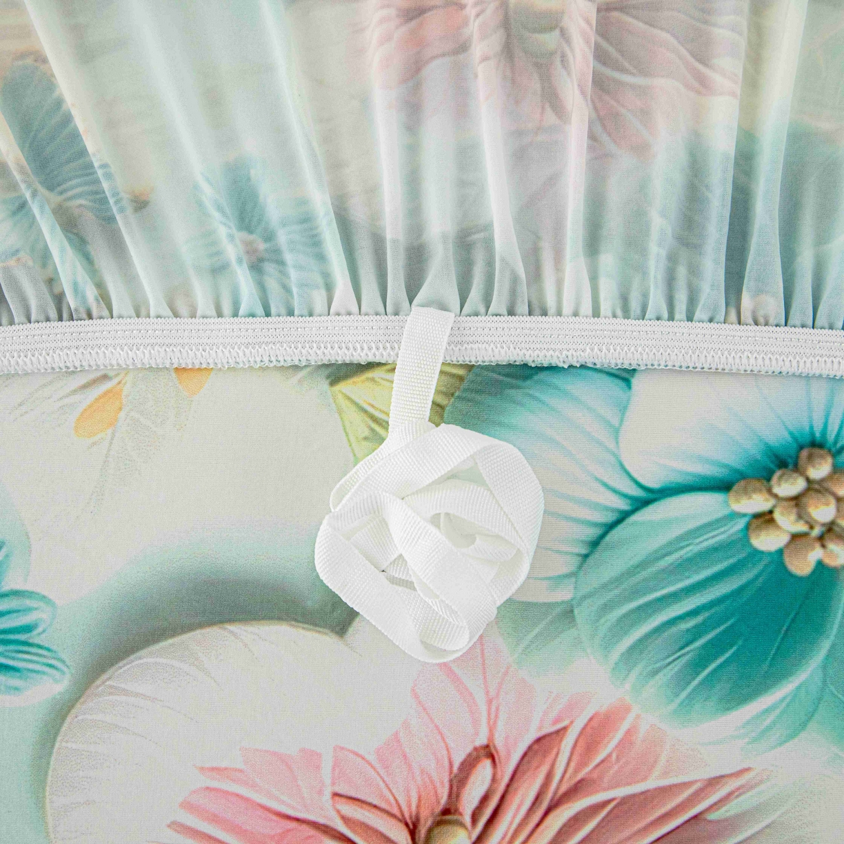 91家纺网 家纺一手货源 找家纺 沐沐家纺 2026春夏新款冰丝印花沙发套 蝶恋花