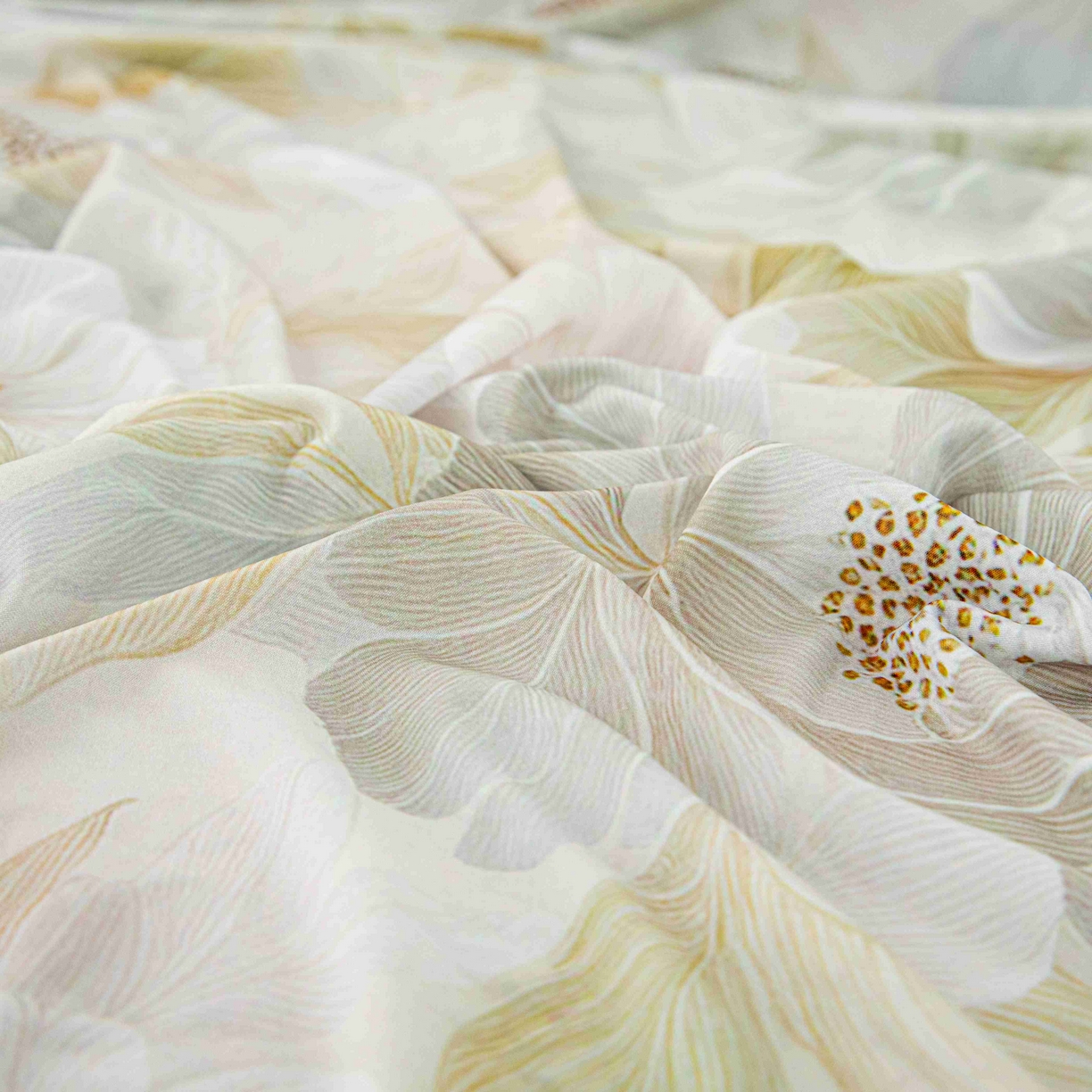 91家纺网 家纺一手货源 找家纺 沐沐家纺 2026春夏新款冰丝印花沙发套 花野