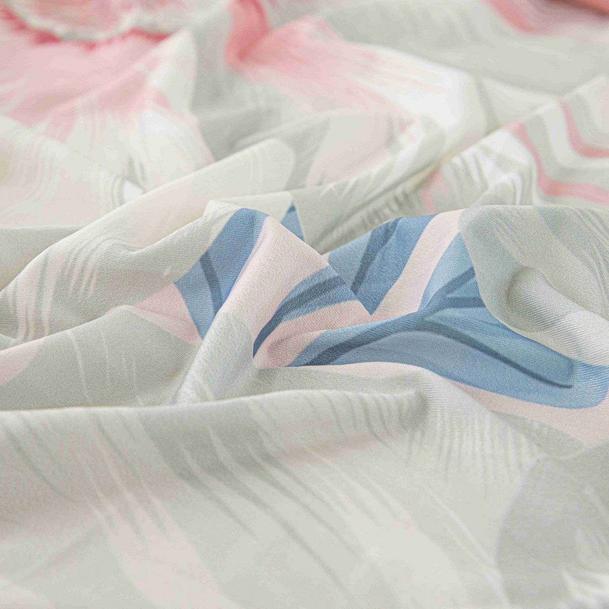 91家纺网 家纺一手货源 找家纺 沐沐家纺 2026春夏新款冰丝印花沙发套 花苑