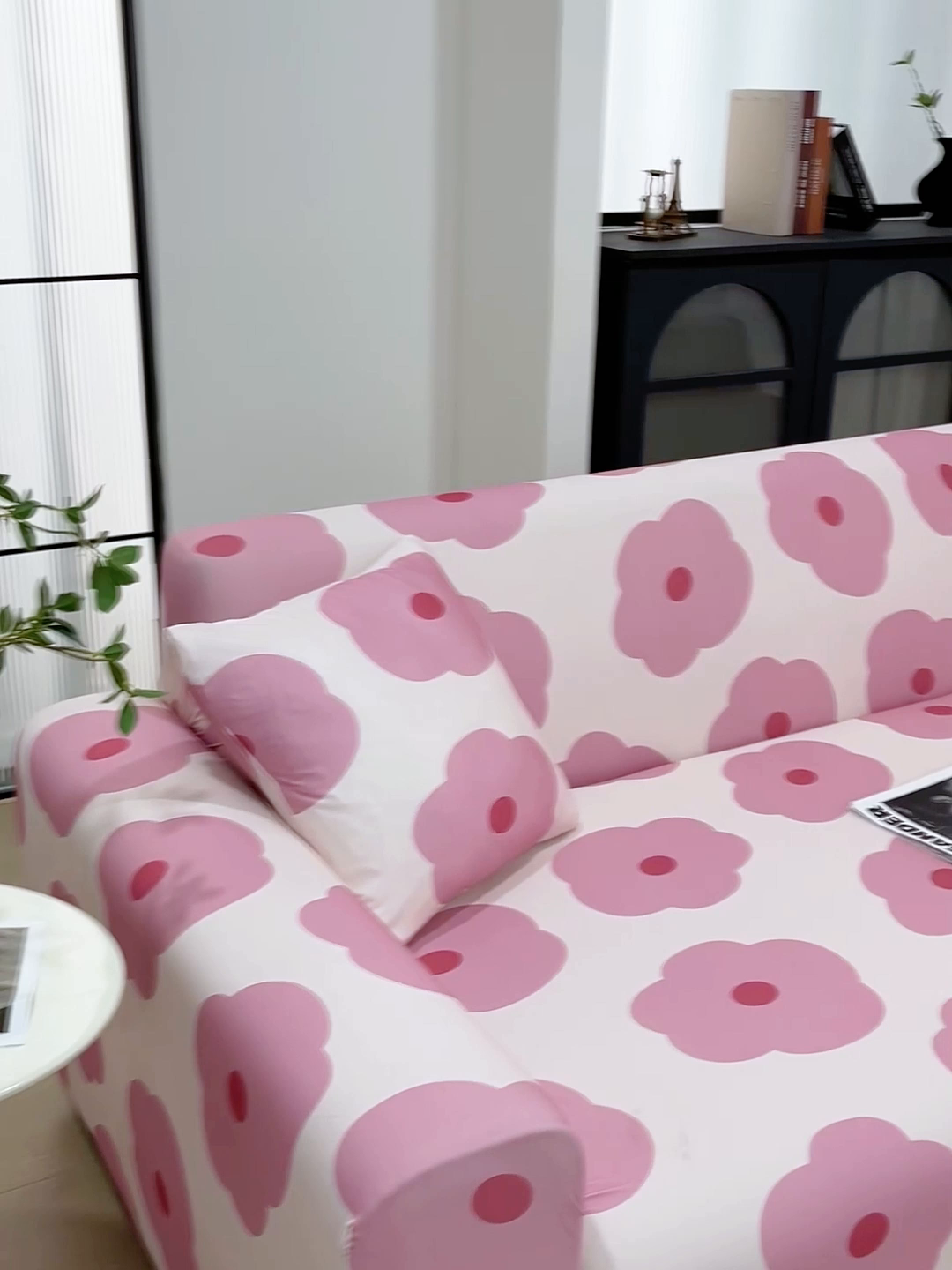 91家纺网 家纺一手货源 找家纺 沐沐家纺 2026春夏新款冰丝印花沙发套 玛奇朵