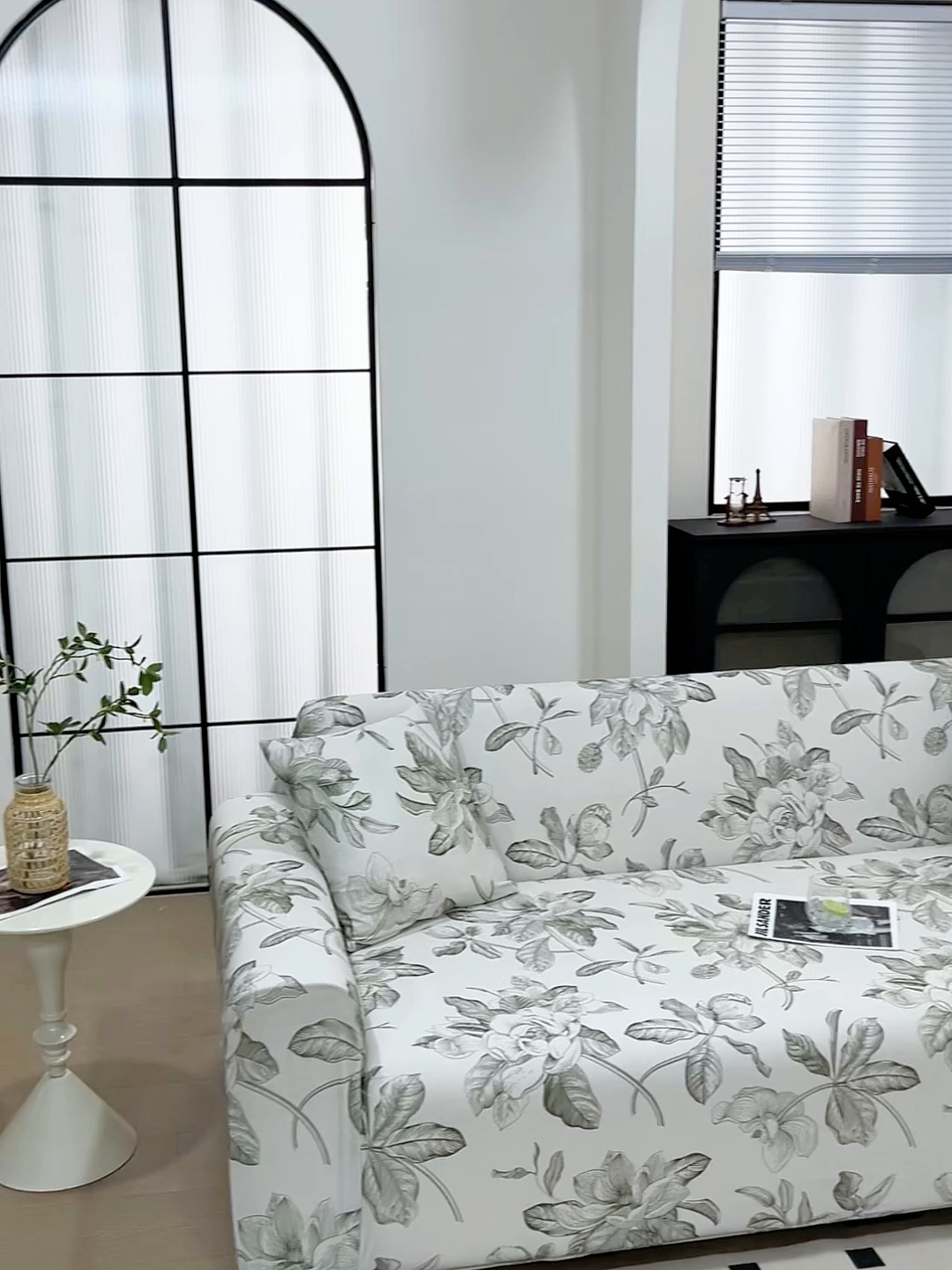 91家纺网 家纺一手货源 找家纺 沐沐家纺 2026春夏新款冰丝印花沙发套 丝语