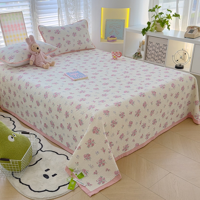 91家纺网 家纺一手货源 找家纺 赫梵茜 2025春夏新款无套路不墨迹锦氨凉感丝双面印花小冰皮夏被夏凉被空调被可机洗