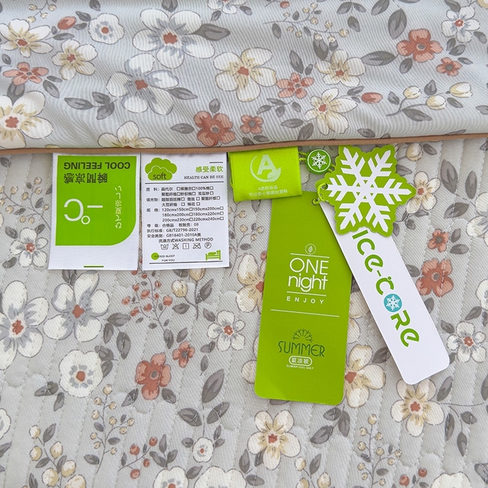 91家纺网 家纺一手货源 找家纺 赫梵茜 2025春夏新款无套路不墨迹锦氨凉感丝双面印花小冰皮夏被夏凉被空调被可机洗