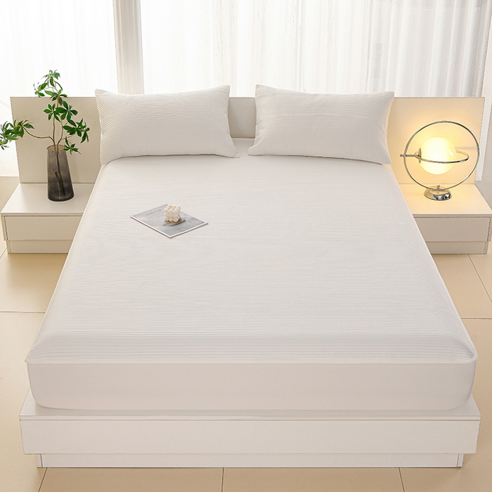 91家纺网 家纺一手货源 找家纺 （总）圣楚家纺 2025新款亲肤舒适云朵夹棉床笠