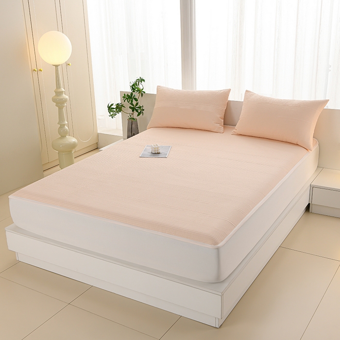 91家纺网 家纺一手货源 找家纺 （总）圣楚家纺 2025新款亲肤舒适云朵夹棉床笠