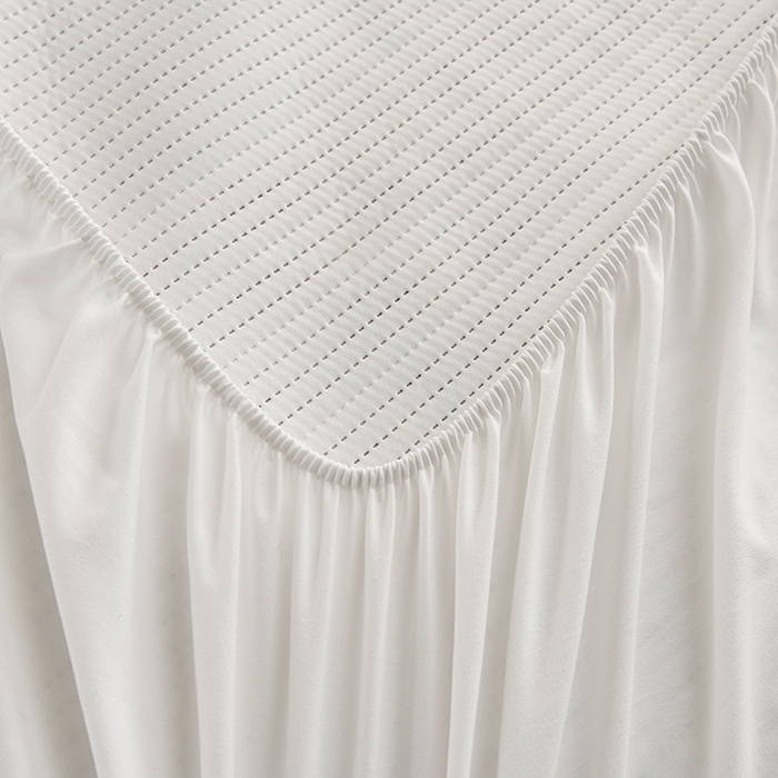 91家纺网 家纺一手货源 找家纺 圣楚家纺 2025新款亲肤舒适云朵夹棉床笠 花香小兔