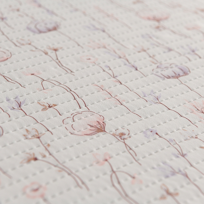 91家纺网 家纺一手货源 找家纺 圣楚家纺 2025新款亲肤舒适云朵夹棉床笠 浪漫童话