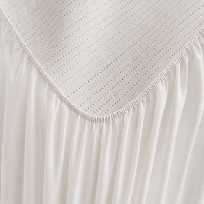 91家纺网 家纺一手货源 找家纺 圣楚家纺 2025新款亲肤舒适云朵夹棉床笠 逐风飞扬