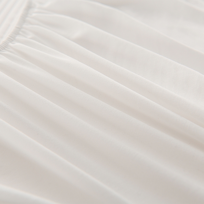 91家纺网 家纺一手货源 找家纺 圣楚家纺 2025新款亲肤舒适云朵夹棉床笠 素色-玉