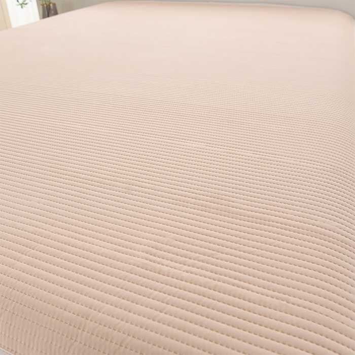 91家纺网 家纺一手货源 找家纺 圣楚家纺 2025新款亲肤舒适云朵夹棉床笠 素色-玉