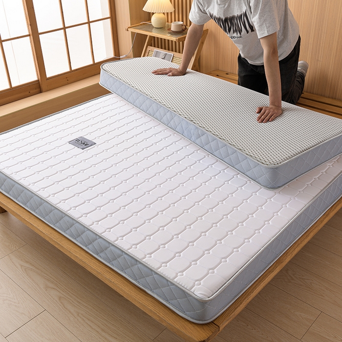 91家纺网 家纺一手货源 找家纺 （总）美克家居 2025新款立体不塌陷高弹纤维记忆海绵三明治床垫学生床垫