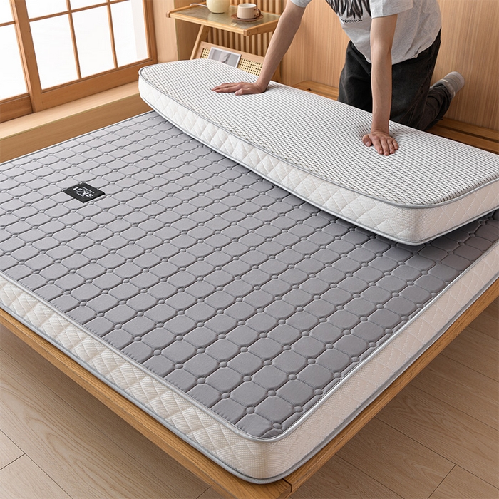 91家纺网 家纺一手货源 找家纺 （总）美克家居 2025新款立体不塌陷高弹纤维记忆海绵三明治床垫学生床垫