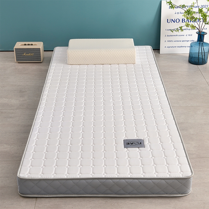 91家纺网 家纺一手货源 找家纺 （总）美克家居 2025新款立体不塌陷高弹纤维记忆海绵三明治床垫学生床垫