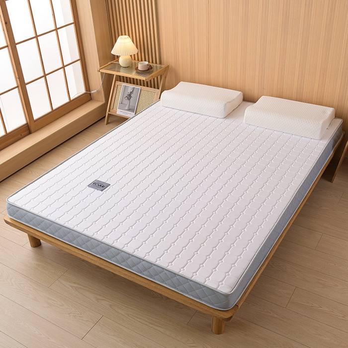 91家纺网 家纺一手货源 找家纺 美克家居 2025新款立体不塌陷高弹纤维记忆海绵三明治床垫学生床垫 立体白