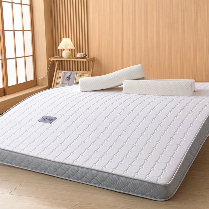 91家纺网 家纺一手货源 找家纺 美克家居 2025新款立体不塌陷高弹纤维记忆海绵三明治床垫学生床垫 立体白