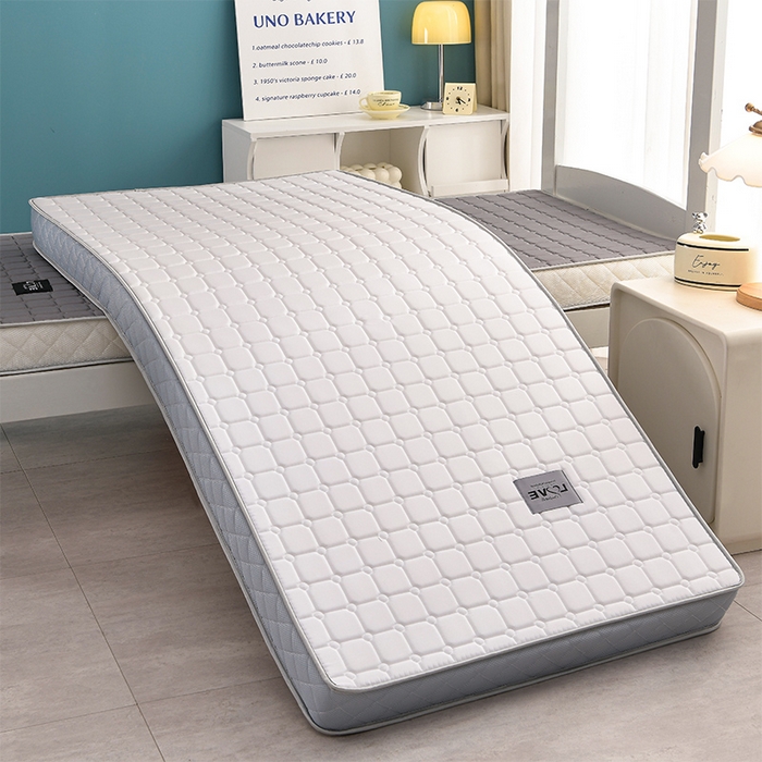 91家纺网 家纺一手货源 找家纺 美克家居 2025新款立体不塌陷高弹纤维记忆海绵三明治床垫学生床垫 立体白