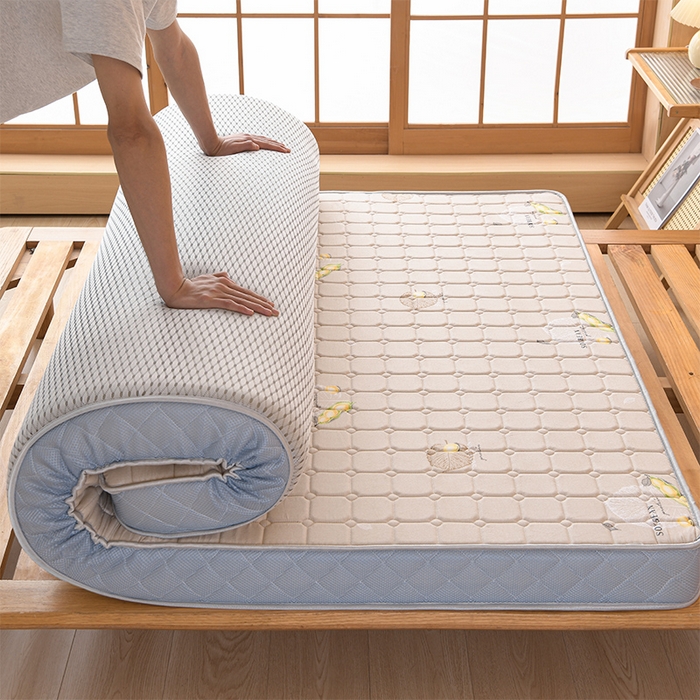 91家纺网 家纺一手货源 找家纺 美克家居 2025新款立体不塌陷高弹纤维记忆海绵三明治床垫学生床垫 立体豆卡