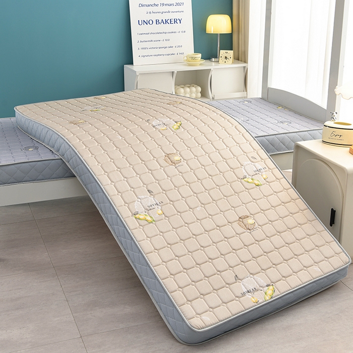 91家纺网 家纺一手货源 找家纺 美克家居 2025新款立体不塌陷高弹纤维记忆海绵三明治床垫学生床垫 立体豆卡