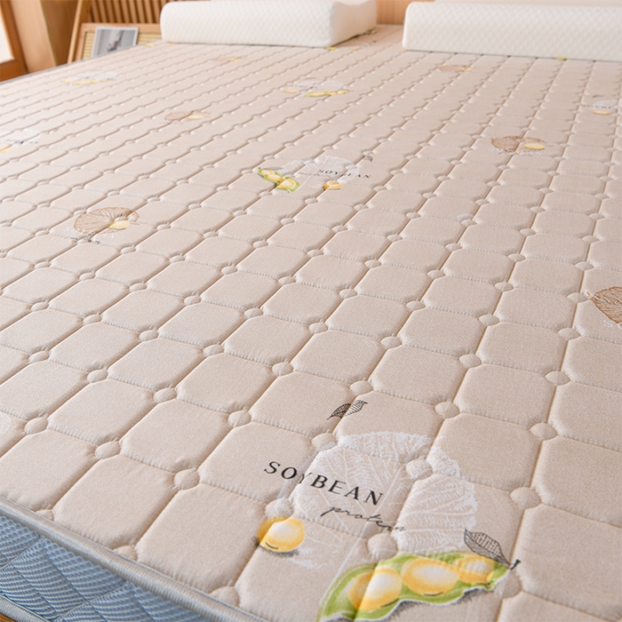 91家纺网 家纺一手货源 找家纺 美克家居 2025新款立体不塌陷高弹纤维记忆海绵三明治床垫学生床垫 立体豆卡