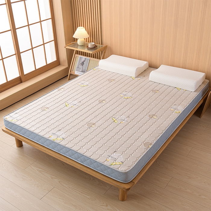 91家纺网 家纺一手货源 找家纺 美克家居 2025新款立体不塌陷高弹纤维记忆海绵三明治床垫学生床垫 立体豆卡