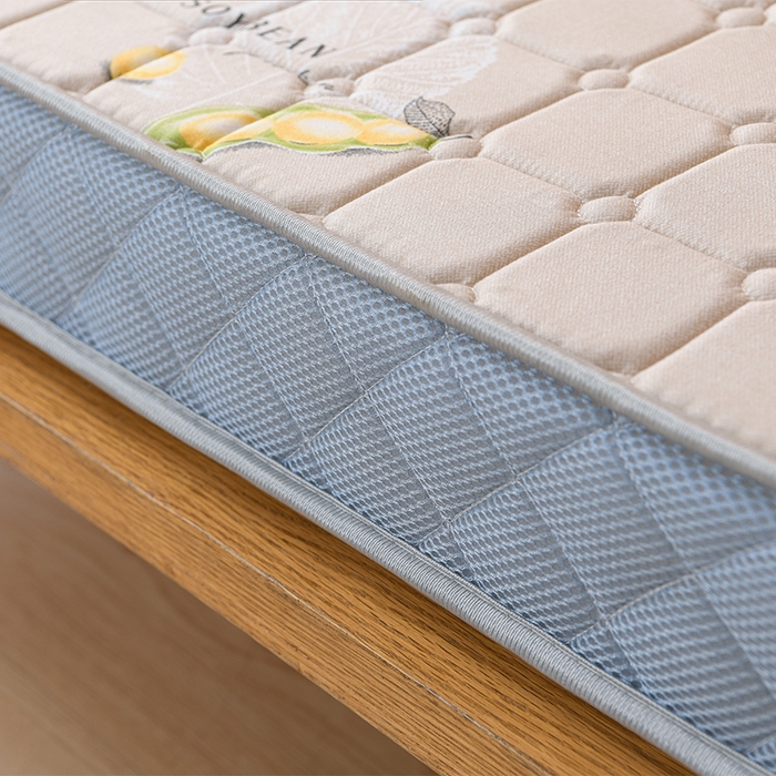 91家纺网 家纺一手货源 找家纺 美克家居 2025新款立体不塌陷高弹纤维记忆海绵三明治床垫学生床垫 立体豆卡