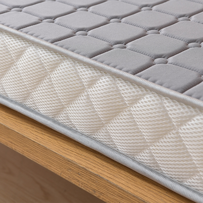 91家纺网 家纺一手货源 找家纺 美克家居 2025新款立体不塌陷高弹纤维记忆海绵三明治床垫学生床垫 立体灰