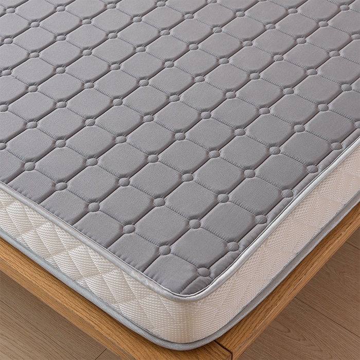 91家纺网 家纺一手货源 找家纺 美克家居 2025新款立体不塌陷高弹纤维记忆海绵三明治床垫学生床垫 立体灰