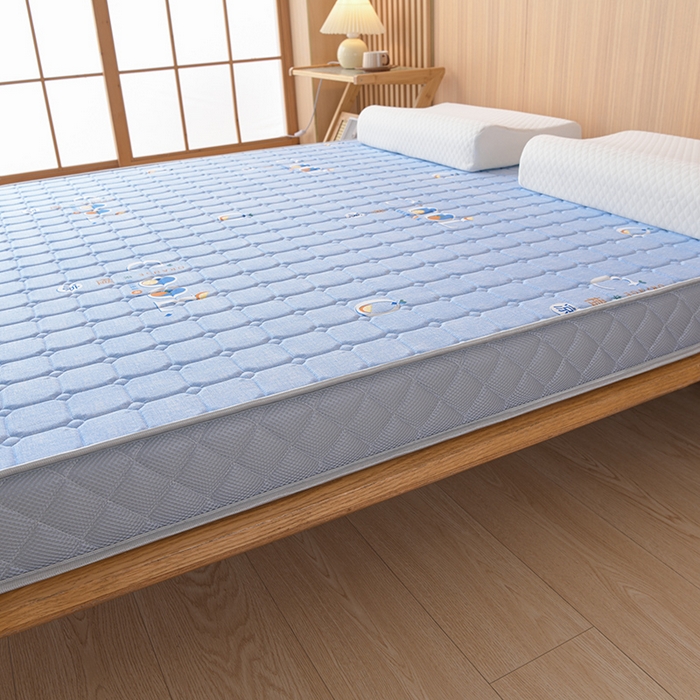 91家纺网 家纺一手货源 找家纺 美克家居 2025新款立体不塌陷高弹纤维记忆海绵三明治床垫学生床垫 立体楼兰