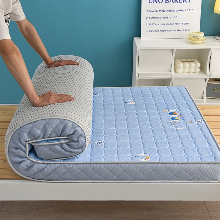 91家纺网 家纺一手货源 找家纺 美克家居 2025新款立体不塌陷高弹纤维记忆海绵三明治床垫学生床垫 立体楼兰