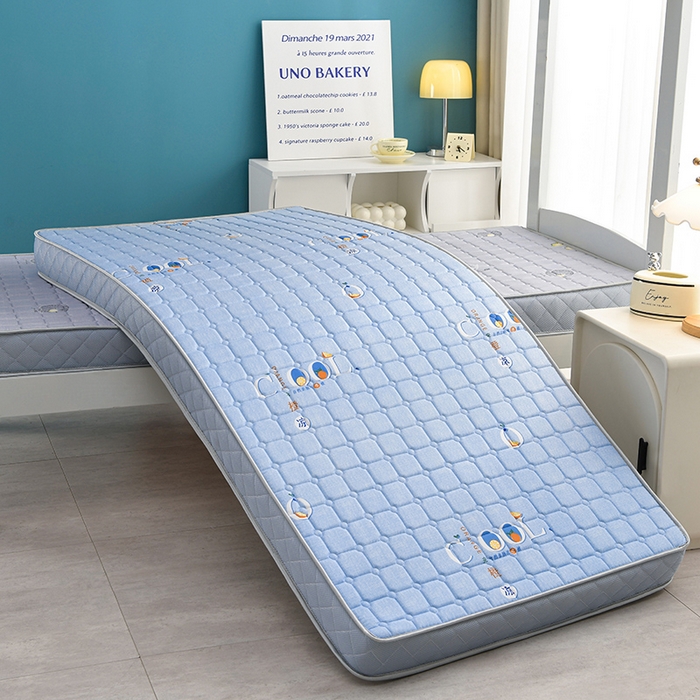 91家纺网 家纺一手货源 找家纺 美克家居 2025新款立体不塌陷高弹纤维记忆海绵三明治床垫学生床垫 立体楼兰